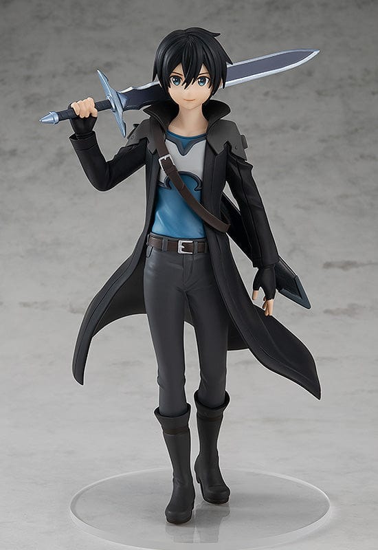 Image: Sword Art Online: Progressive - Aria of a Starless Night Pop Up Parade Kirito (Aria of a Starless Night Ver.) - An intricately detailed collectible figure featuring Kirito in his iconic Aria of a Starless Night attire.