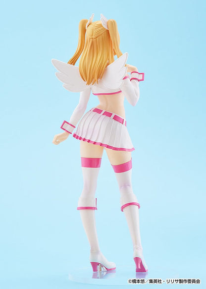 2.5 Dimensional Seduction Pop Up Parade L Liliel (3rd Squad Outfit Ver.) figure, featuring Liliel in a white and pink outfit with angel wings.