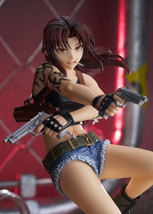 Black Lagoon Pop Up Parade L Revy figure holding twin pistols in dynamic pose