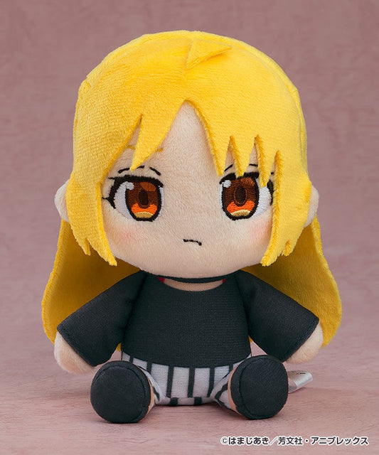 Bocchi the Rock! Seika Ijichi Plushie with STARRY Carrying Case, showcasing her iconic hairstyle and band manager's outfit, ready to manage your plushie band.