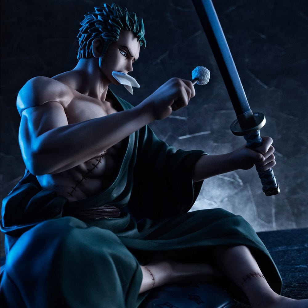One Piece Portrait of Pirates S.O.C. Roronoa Zoro (Reissue) - A finely crafted collectible figure for fans and collectors.