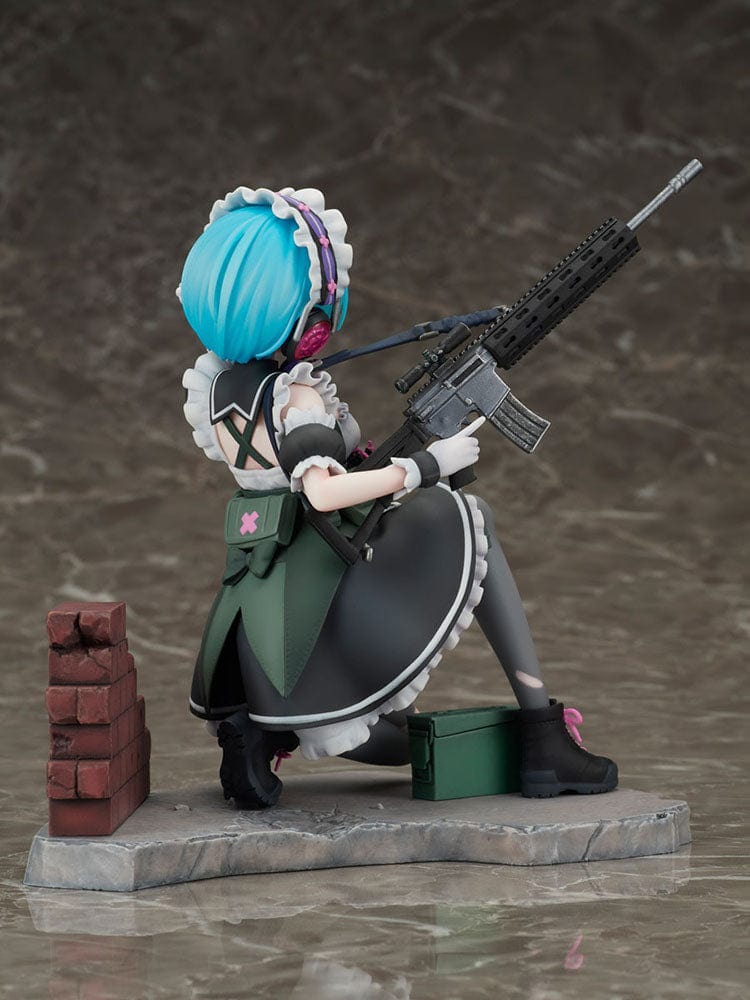 Rem (Military Ver.) 1/7 Scale Figure: A stunning figure of Rem from the anime series Re:Zero Starting Life in Another World. Rem is depicted in a detailed military-inspired outfit, showcasing her determination and strength. A must-have collectible for fans, capturing Rem's elegance and captivating presence in exquisite detail.