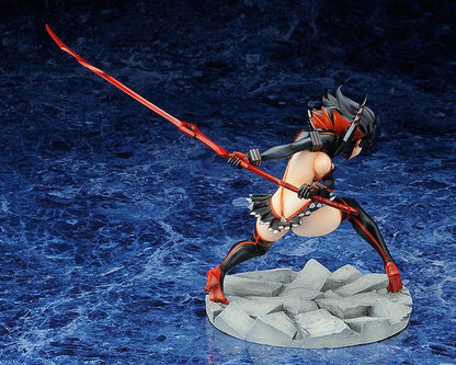 Kill la Kill Ryuko Matoi (Kamui Senketsu Ver.) 1/8 Scale Figure in battle stance with Scissor Blade, wearing Kamui Senketsu outfit.