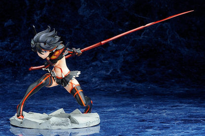 Kill la Kill Ryuko Matoi (Kamui Senketsu Ver.) 1/8 Scale Figure in battle stance with Scissor Blade, wearing Kamui Senketsu outfit.