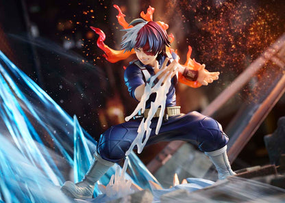 My Hero Academia Shoto Todoroki Icy-Hot 1/8 scale figure with fire and ice effects