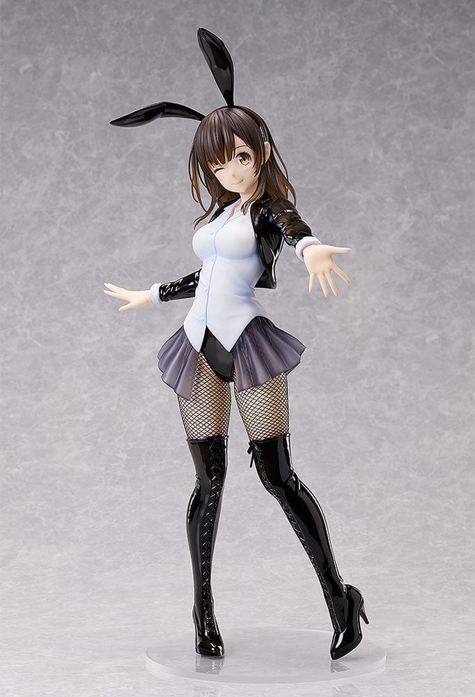 Higehiro B-Style Sayu Ogiwara Bunny Ver. 1/4 Scale Figure with bunny ears, fishnet stockings, and thigh-high boots.