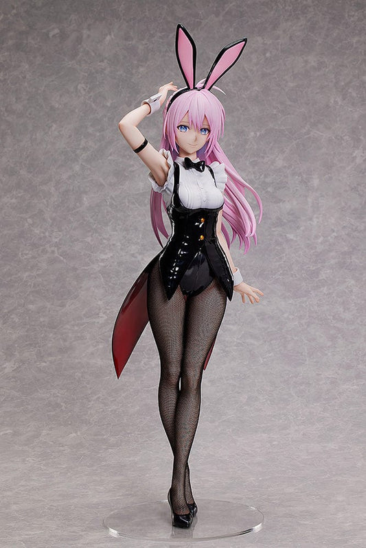 Shikimori's Not Just a Cutie B-Style Shikimori Bunny Ver. 1/4 Scale Figure in black bunny outfit and fishnet stockings.