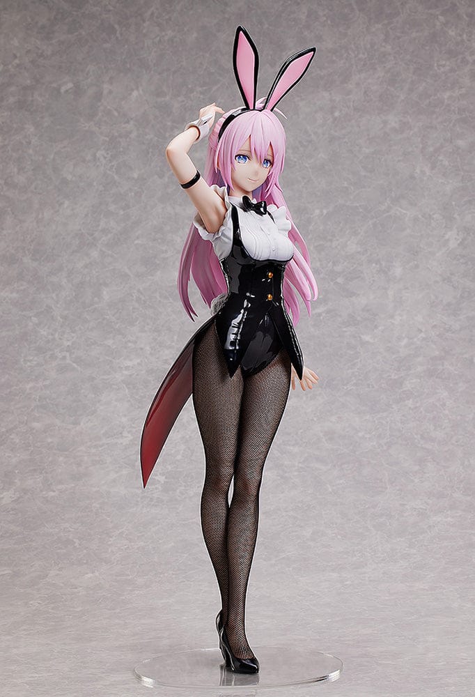 Shikimori's Not Just a Cutie B-Style Shikimori Bunny Ver. 1/4 Scale Figure in black bunny outfit and fishnet stockings.