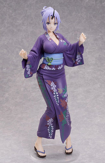 Shion Yukata Ver. 1/4 Scale Figure from That Time I Got Reincarnated as a Slime, showcasing intricate floral details and traditional Japanese attire.