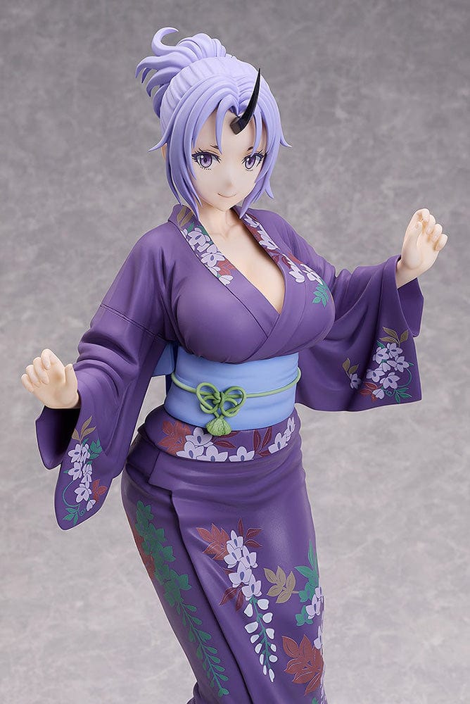 Shion Yukata Ver. 1/4 Scale Figure from That Time I Got Reincarnated as a Slime, showcasing intricate floral details and traditional Japanese attire.