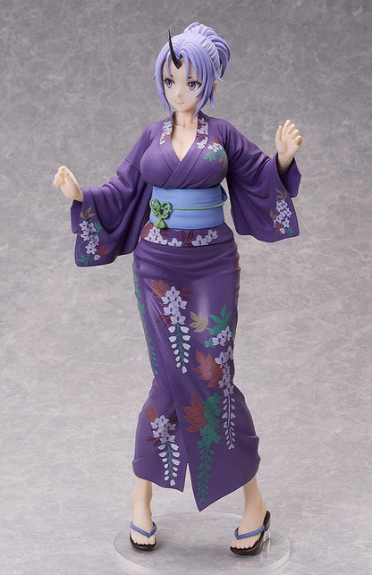 Shion Yukata Ver. 1/4 Scale Figure from That Time I Got Reincarnated as a Slime, showcasing intricate floral details and traditional Japanese attire.