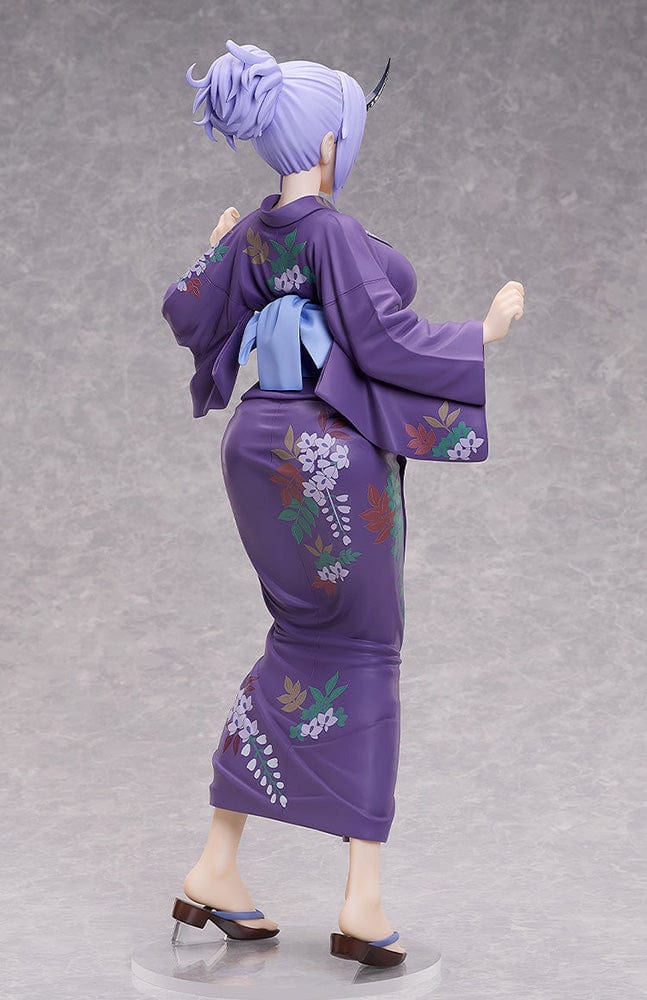 Shion Yukata Ver. 1/4 Scale Figure from That Time I Got Reincarnated as a Slime, showcasing intricate floral details and traditional Japanese attire.