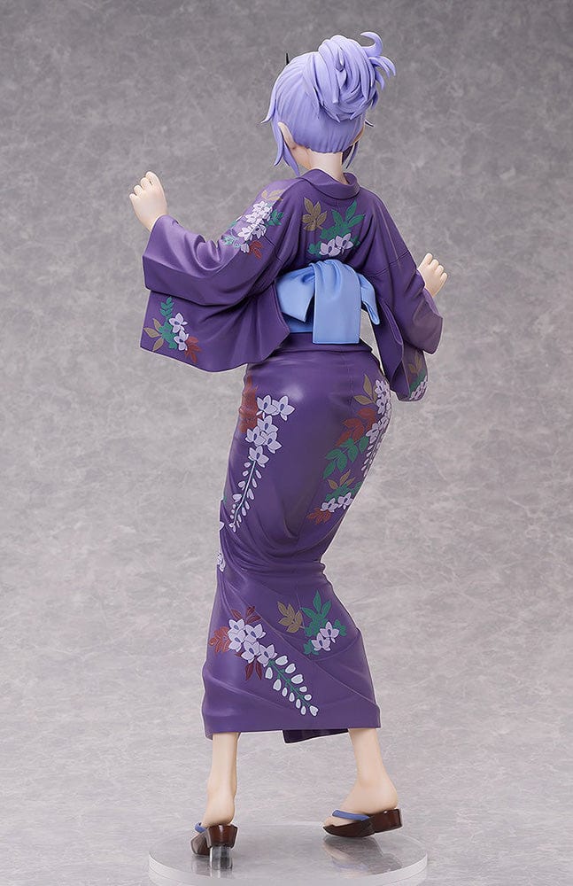 Shion Yukata Ver. 1/4 Scale Figure from That Time I Got Reincarnated as a Slime, showcasing intricate floral details and traditional Japanese attire.