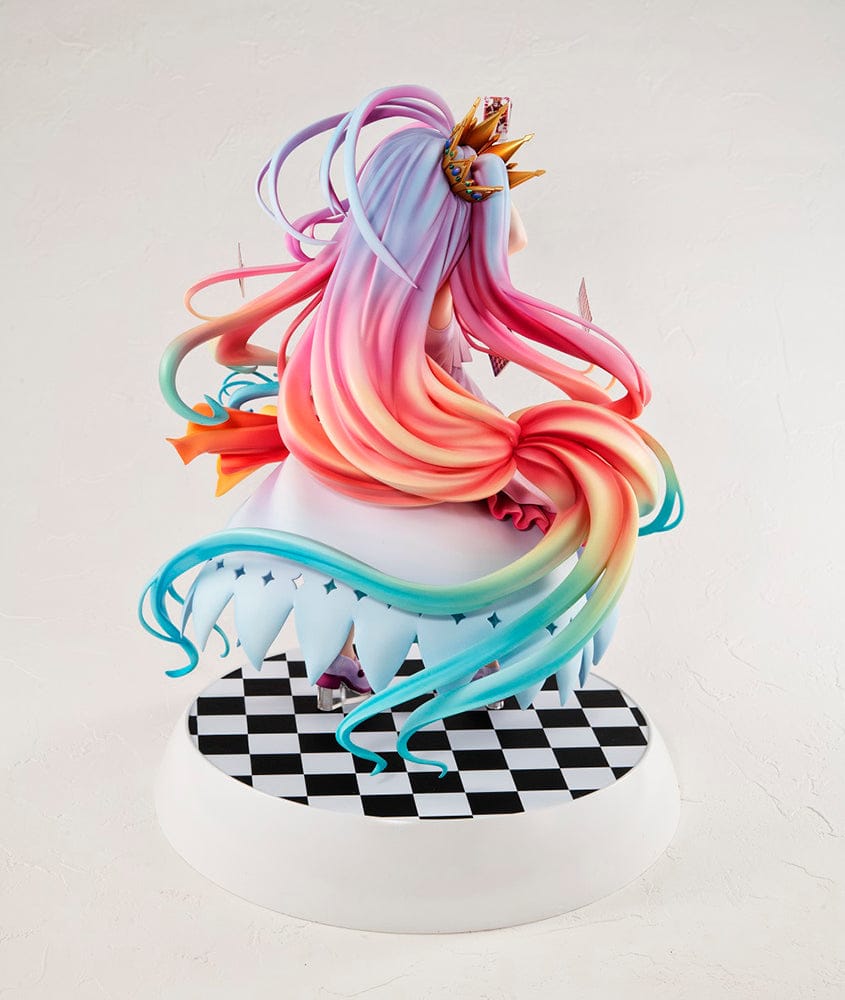 Shiro Dress Ver. 1/7 scale figure from No Game No Life with multicolor hair and dynamic dress.