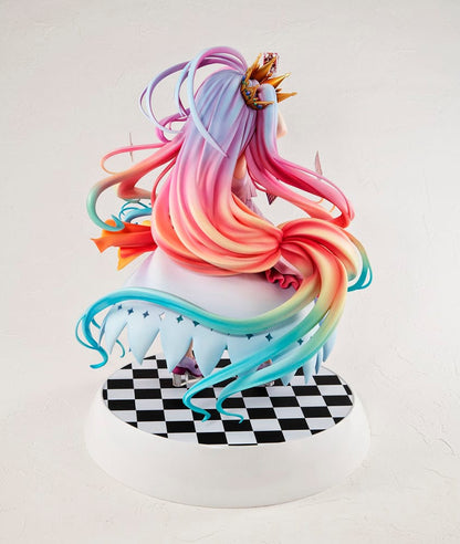 Shiro Dress Ver. 1/7 scale figure from No Game No Life with multicolor hair and dynamic dress.