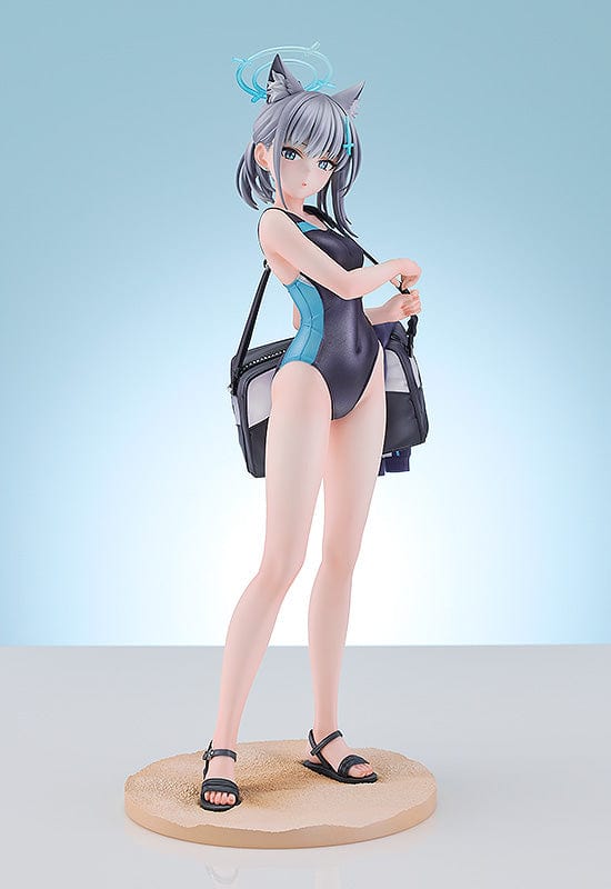 "Blue Archive Shiroko Sunaookami (Swimsuit Ver.) 1/7 Scale Figure - A stunning 1/7 scale figure of Shiroko Sunaookami from Blue Archive, portrayed in a captivating swimsuit variation. This figure showcases Shiroko's charm and beauty with intricate detail. A must-have collectible for fans and collectors, meticulously crafted to perfection. Add this alluring Shiroko Sunaookami figure to your collection and bring the Blue Archive world to life!"