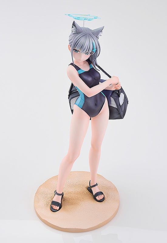 "Blue Archive Shiroko Sunaookami (Swimsuit Ver.) 1/7 Scale Figure - A stunning 1/7 scale figure of Shiroko Sunaookami from Blue Archive, portrayed in a captivating swimsuit variation. This figure showcases Shiroko's charm and beauty with intricate detail. A must-have collectible for fans and collectors, meticulously crafted to perfection. Add this alluring Shiroko Sunaookami figure to your collection and bring the Blue Archive world to life!"