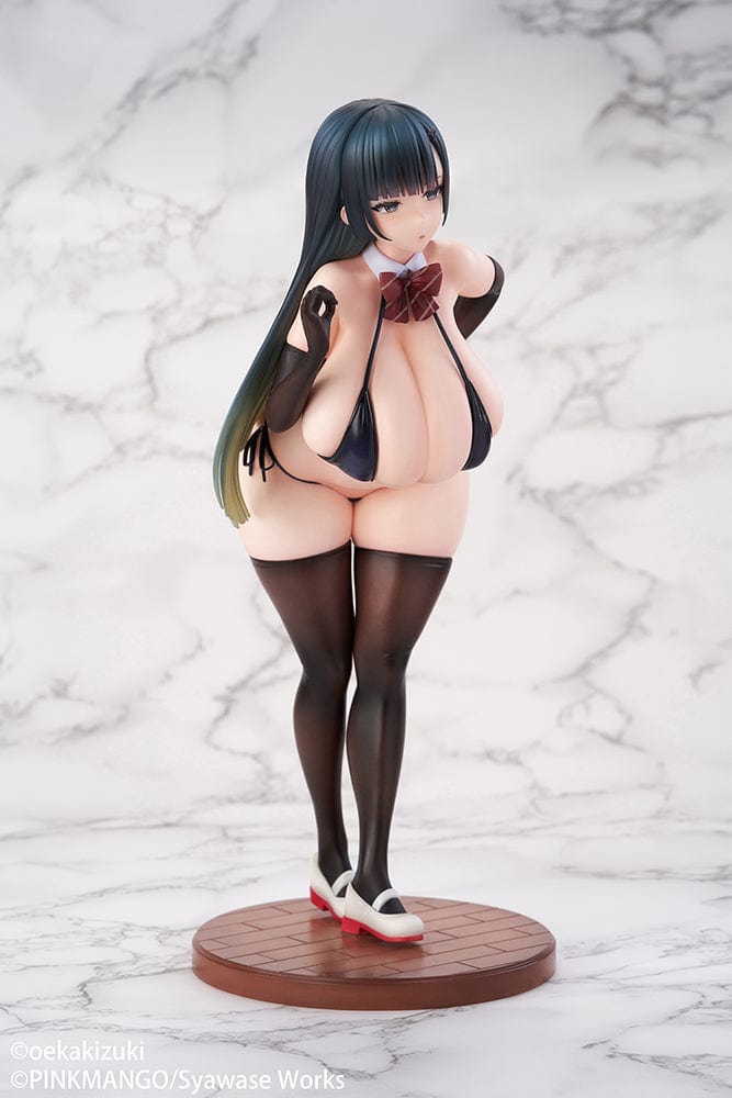 Oekakizuki Illustration Reika Sonoda 1/6 scale figure in a provocative school uniform-inspired outfit, designed with a highly detailed sculpt and elegant pose.