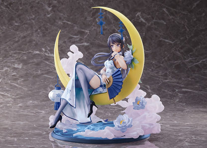 Rascal Does Not Dream of Bunny Girl Senpai Spiritale Mai Sakurajima (White China Dress Ver.) 1/7 Scale Figure - A mesmerizing and exquisitely detailed figure of Mai Sakurajima in a stunning white china dress, radiating elegance and charm - A must-have collectible for fans and collectors of the series.