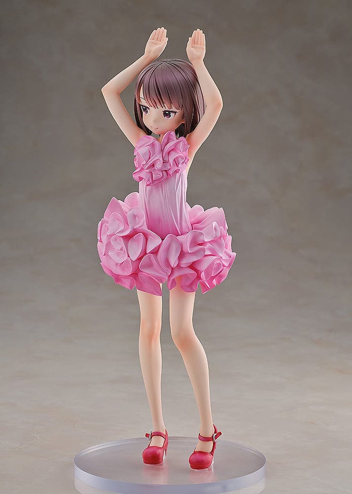 Sword Art Online Alternative: Gun Gale Online KD Colle LLENN (Light Novel Dress & Swimsuit Ver.) 1/7 Scale Figure Set, featuring LLENN in a pink frilly dress and a black swimsuit, showcasing intricate details and dynamic poses.