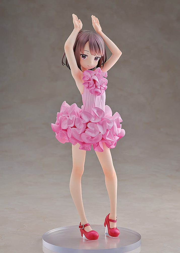 Sword Art Online Alternative: Gun Gale Online KD Colle LLENN (Light Novel Dress & Swimsuit Ver.) 1/7 Scale Figure Set, featuring LLENN in a pink frilly dress and a black swimsuit, showcasing intricate details and dynamic poses.