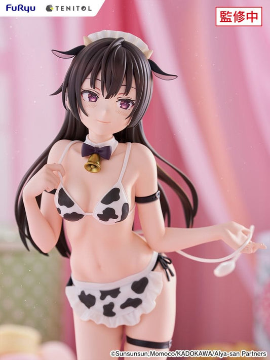 Alya Sometimes Hides Her Feelings in Russian Tenitol Tall Yuki Suou Cow Costume Ver. Figure in cow print bikini and heels