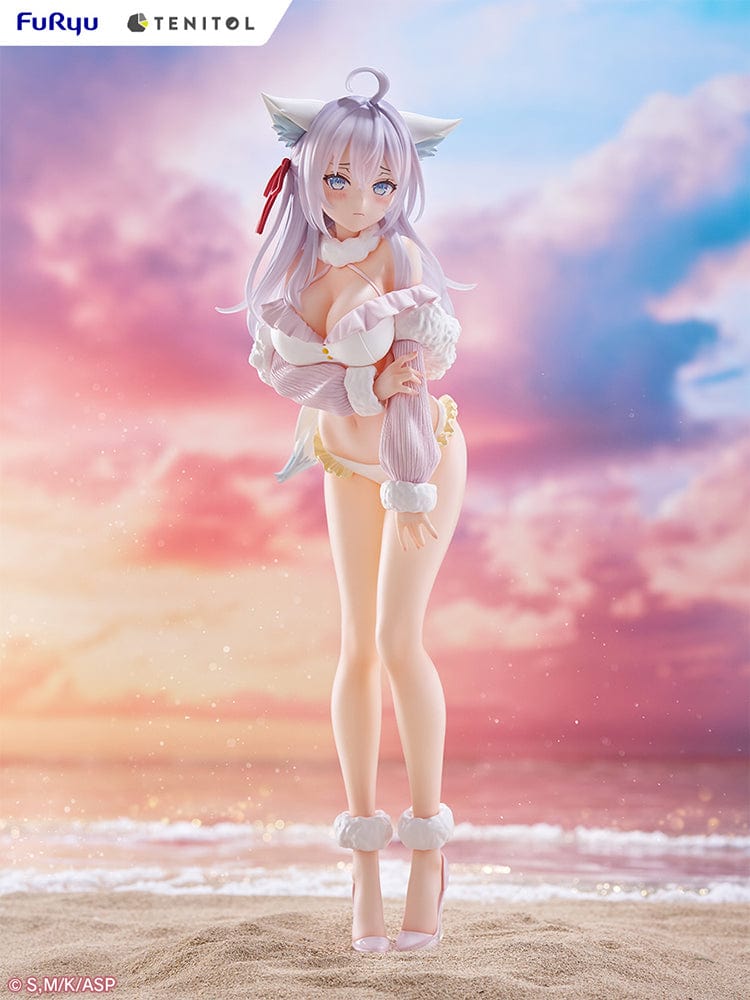 Alya Sometimes Hides Her Feelings in Russian Tenitol Tall Alya figure with lavender hair, cat ears, and pink outfit.