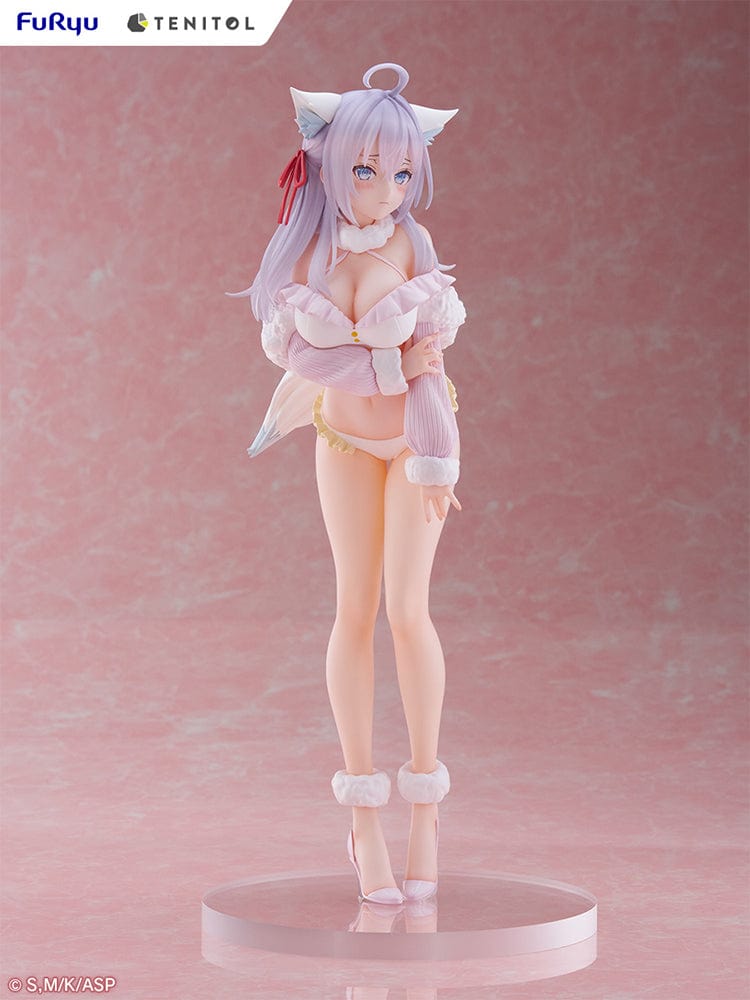 Alya Sometimes Hides Her Feelings in Russian Tenitol Tall Alya figure with lavender hair, cat ears, and pink outfit.