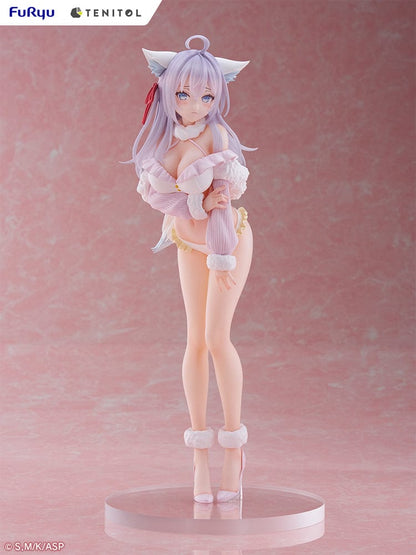 Alya Sometimes Hides Her Feelings in Russian Tenitol Tall Alya figure with lavender hair, cat ears, and pink outfit.