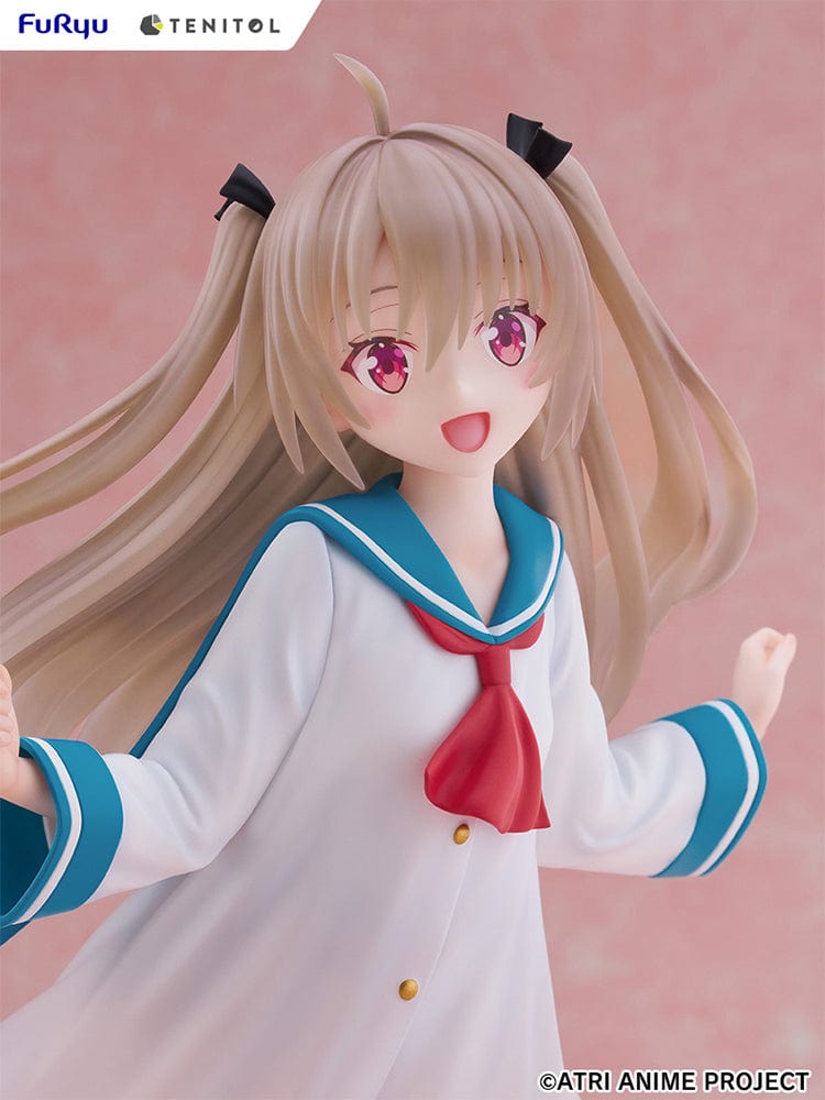 ATRI: My Dear Moments Tenitol Tall Atri Figure in a dynamic pose wearing a sailor uniform with twin tails and a cheerful expression.