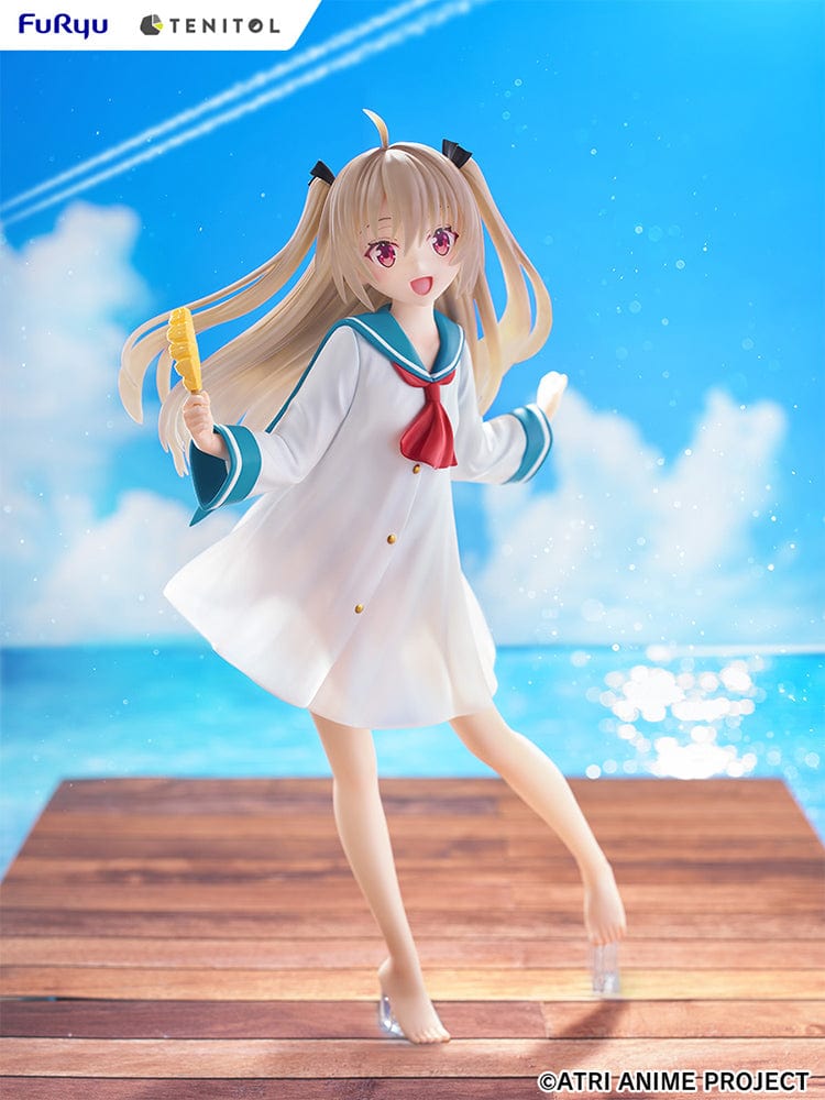 ATRI: My Dear Moments Tenitol Tall Atri Figure in a dynamic pose wearing a sailor uniform with twin tails and a cheerful expression.