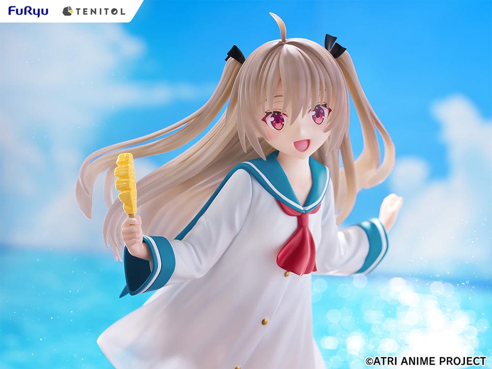 ATRI: My Dear Moments Tenitol Tall Atri Figure in a dynamic pose wearing a sailor uniform with twin tails and a cheerful expression.