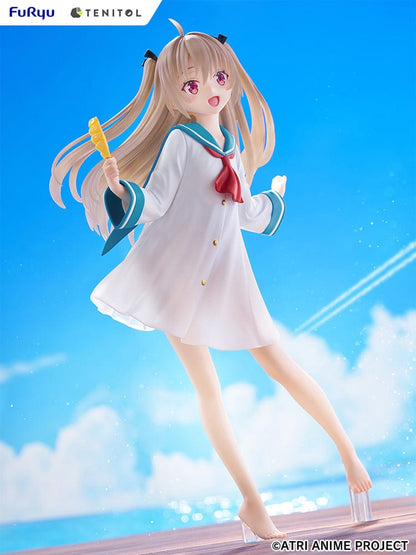 ATRI: My Dear Moments Tenitol Tall Atri Figure in a dynamic pose wearing a sailor uniform with twin tails and a cheerful expression.