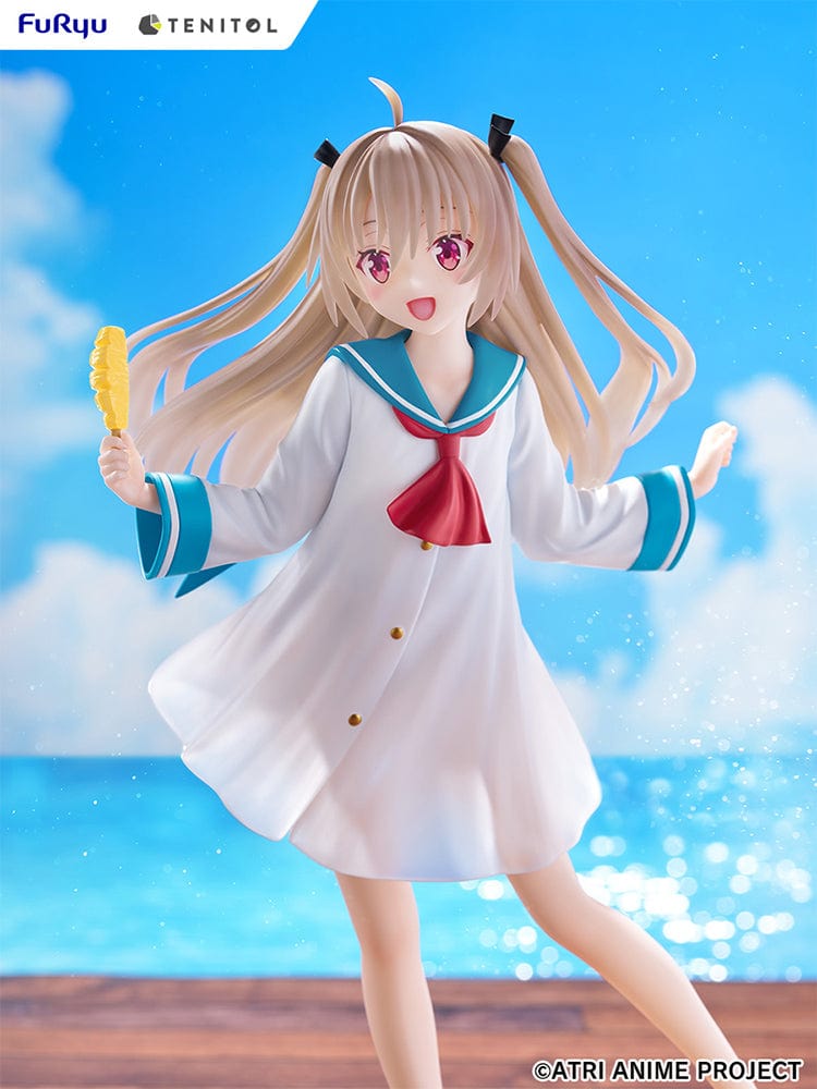 ATRI: My Dear Moments Tenitol Tall Atri Figure in a dynamic pose wearing a sailor uniform with twin tails and a cheerful expression.