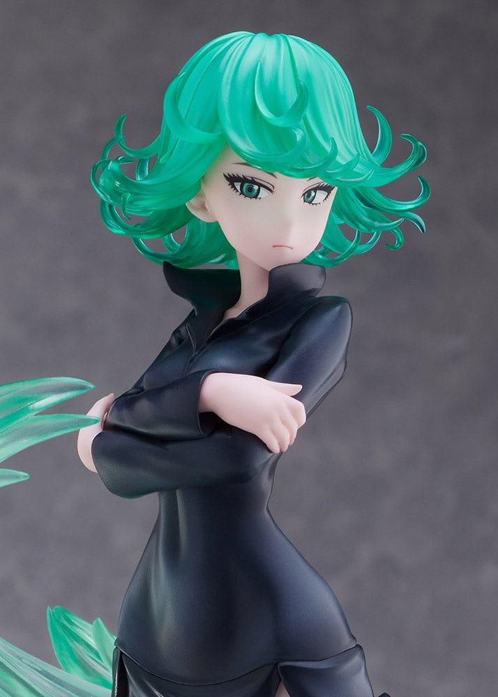 "One-Punch Man Terrible Tornado 1/7 Scale Figure - A stunning collectible figure of Terrible Tornado from the anime series One-Punch Man. This 1/7 scale figure showcases the powerful heroine in all her glory, capturing her dynamic presence and fierce personality. A must-have for fans and collectors, this intricately crafted figure perfectly embodies the spirit of the popular series. Add this captivating Terrible Tornado figure to your collection and bring the action of One-Punch Man to life."
