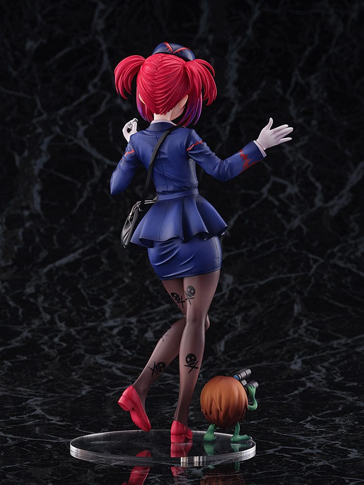 Yu-Gi-Oh! Monster Figure Collection Tour Guide From the Underworld 1/7 Scale Figure, featuring detailed costume with runes, vibrant red hair, and accompanying monster, perfect for fans and collectors of Yu-Gi-Oh! figures.