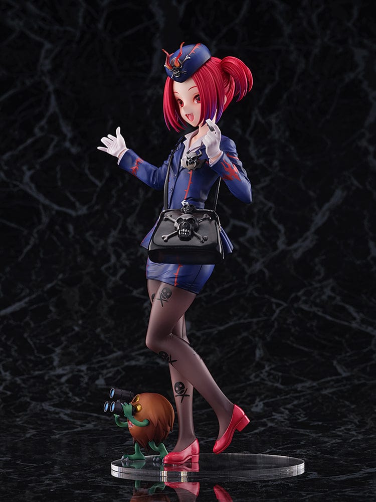 Yu-Gi-Oh! Monster Figure Collection Tour Guide From the Underworld 1/7 Scale Figure, featuring detailed costume with runes, vibrant red hair, and accompanying monster, perfect for fans and collectors of Yu-Gi-Oh! figures.