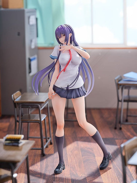 Please Put Them On Takamine-san Takane Takamine (Eternal Virgin Road Ver.) 1/7 Scale Figure in school uniform with flowing hair