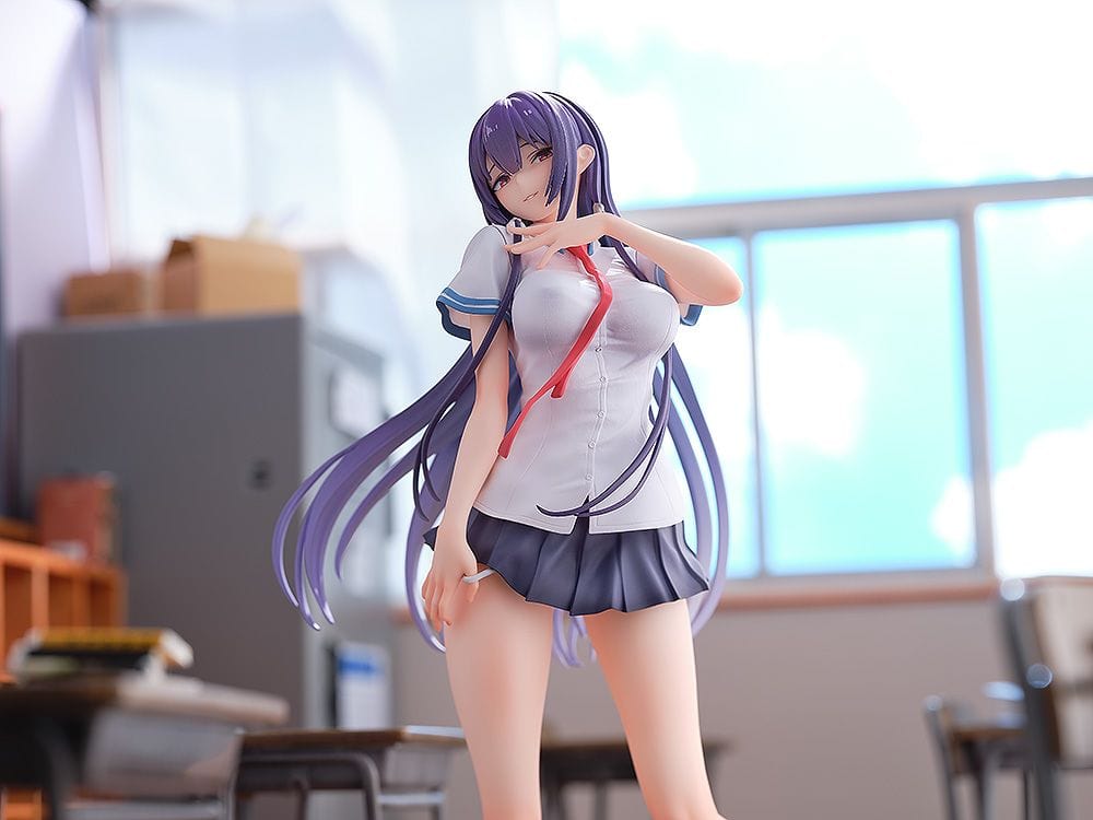 Please Put Them On Takamine-san Takane Takamine (Eternal Virgin Road Ver.) 1/7 Scale Figure in school uniform with flowing hair