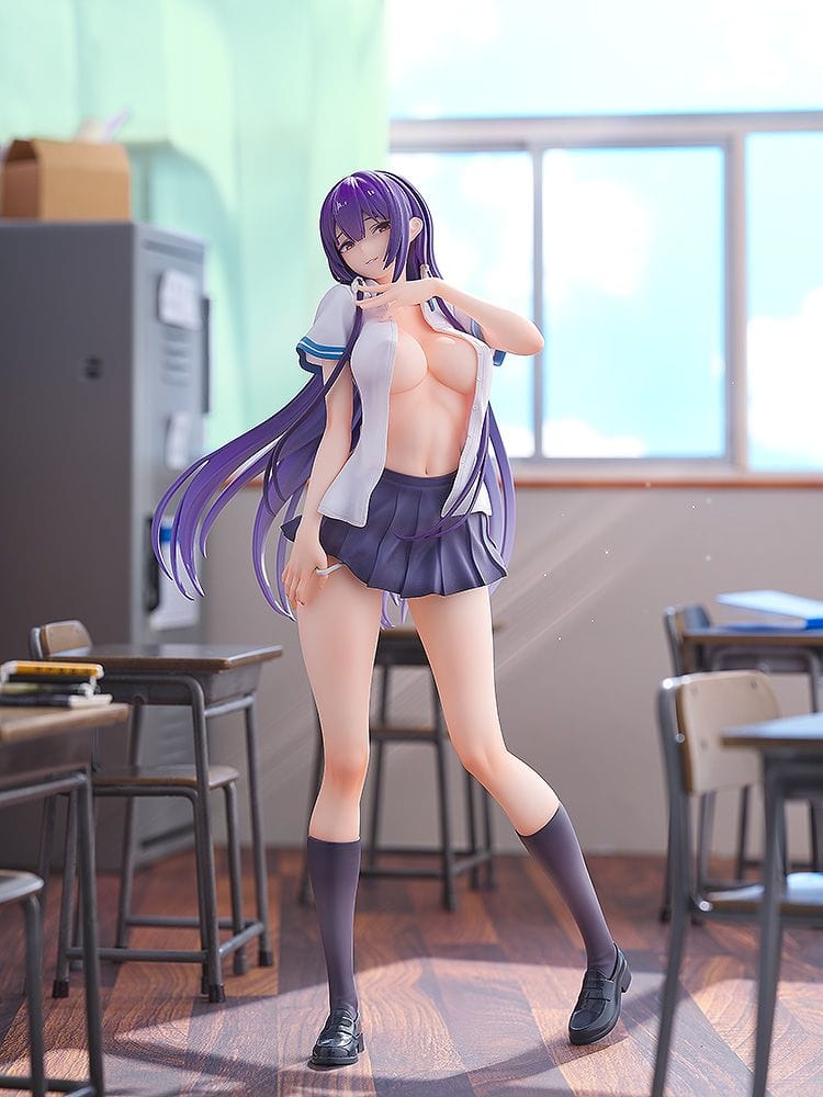 Please Put Them On Takamine-san Takane Takamine (Eternal Virgin Road Ver.) 1/7 Scale Figure in school uniform with flowing hair