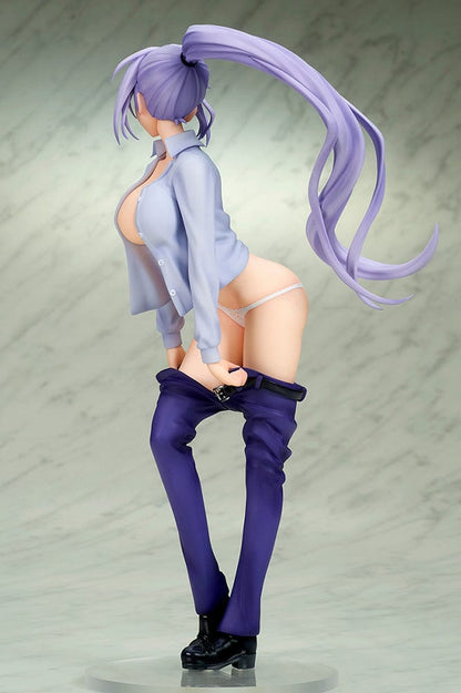 That Time I Got Reincarnated as a Slime Shion (Changing) 1/7 Scale Figure Reissue, featuring the character in mid-change with detailed purple attire and a playful expression.