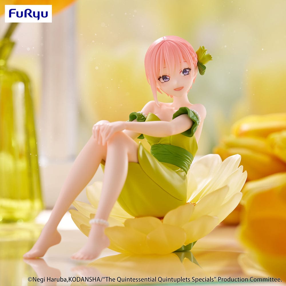 The Quintessential Quintuplets Bloo-me! Ichika Nakano Figure seated gracefully in yellow flower-inspired dress with floral hair accessory