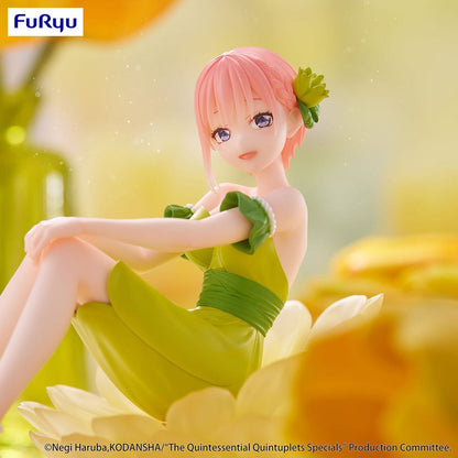 The Quintessential Quintuplets Bloo-me! Ichika Nakano Figure seated gracefully in yellow flower-inspired dress with floral hair accessory