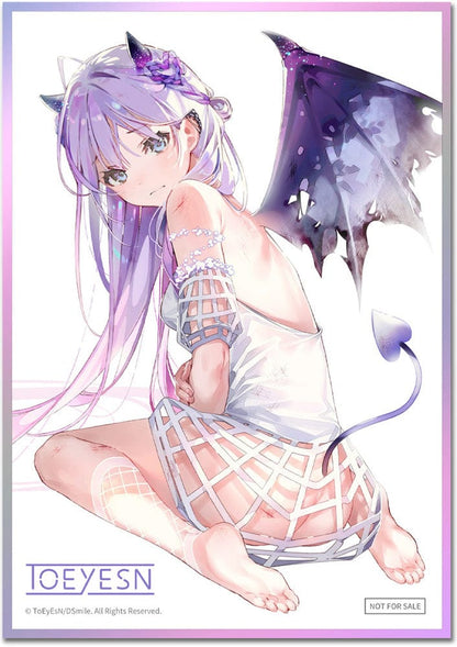 DSmile Original Illustration Demon Girl 1/7 Scale Figure in seated pose with lavender hair, translucent wings, and intricate outfit details.