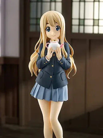 K-ON! POP UP PARADE L Tsumugi Kotobuki figure wearing her school uniform and holding a white teacup.