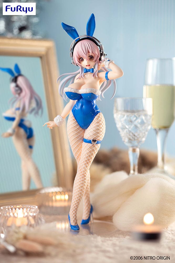 Super Sonico Blue Rabbit Ver Figure