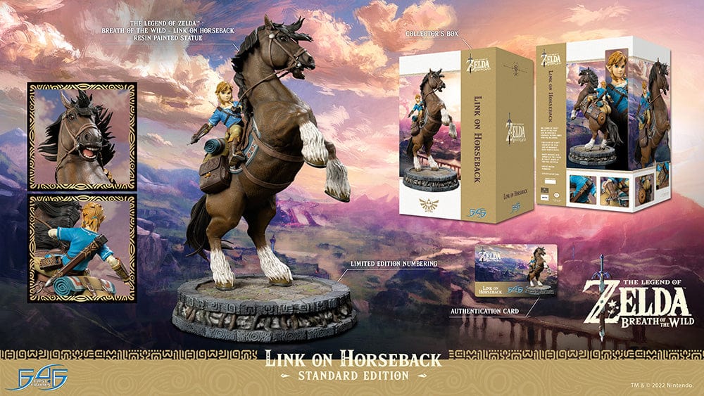 The Legend of Zelda: Breath of the Wild Link on Horseback Statue