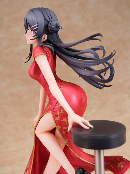 Rascal Does not Dream of Bunny Girl Senpai Mai Sakurajima Chinese Dress 1/7 Scale Figure